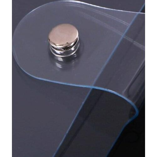 Transparent Color Plastic Clip File Folder A4 Notebook Loose School Office