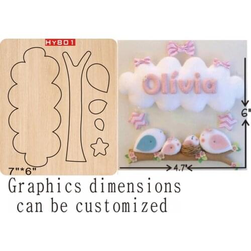 Cloud and bird cutting dies 2019 die cut & wooden dies Suitable for common die cutting machines on the market
