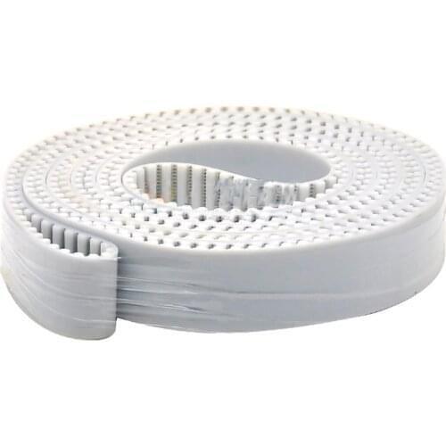 1Pcs Width 10mm-30mm HTD 3M Timing Belt 2256mm-2298mm Teeth 752-766 White Polyurethane PU With Steel Core For 3D Printer/CNC