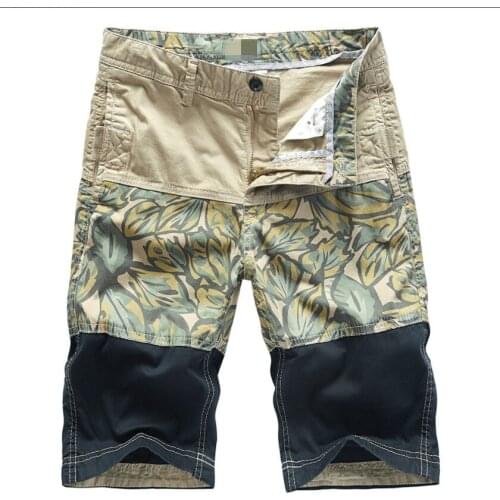 Spring and Summer New Style Japanese Fashion Casual Thin Micro-Elastic Stitching Embroidery Mens Slim Five-Point Shorts