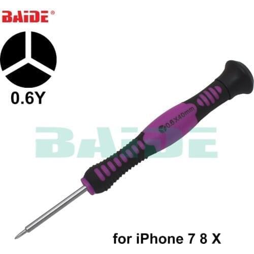 High Quality Y0.6 x 40mm Screw Driver Triwing 0.6Y Screwdriver for iPhone 7 8 X Plus Watch Inside Screw Repair Tools 200pcs/lot