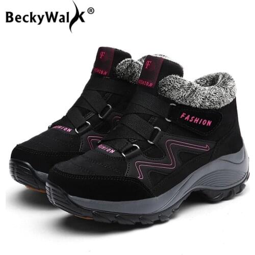 Women Boots Winter Shoes Woman Super Warm Snow Boots Women Ankle Boots For Female Winter Shoes Botas Mujer Plush Booties WSH3429