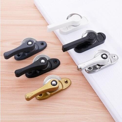 1pcs Stainless Steel Doors And Windows Lock Sash Jammers Child Security Window Hasp For balcony bathroom Hardware Accessories