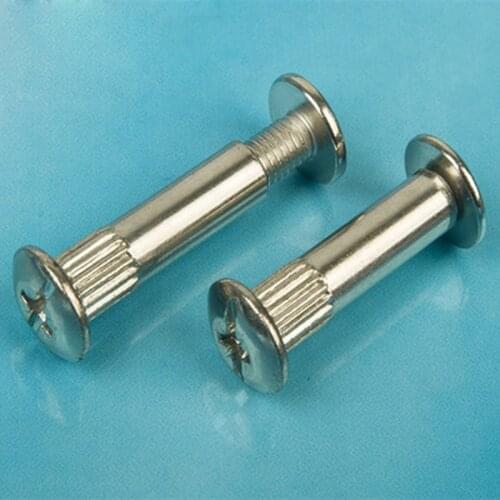 10PCS Connection Furniture Screw Cupboard Connector Splint Screws Pair Lock Nut M4 M6