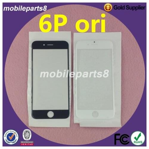 100pcs For iphone6 plus Touch Screen Glass(not digitizer) for iPhone 6P Front Screen Outer Glass Replacement