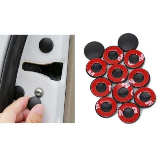 12PCS Door Lock Screw Protector Cover For Toyota Land Cruiser 200 Prado FJ150 RAV4 Corolla Camry Highlander Accessories