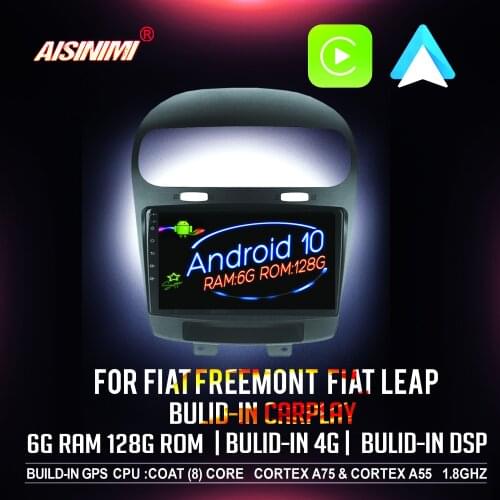AISINIMI Android 10 Car Dvd Player Navi For Dodge Journey, FIAT Freemont Fiat Leap Car Audio Gps Multimedia Stereo Monitor