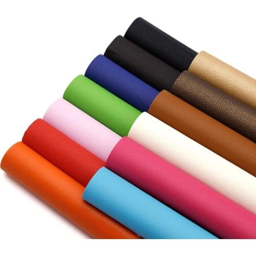 David accessories 20*33cm Plain Color Lychee Faux Synthetic Leather Fabric, DIY Hairbow Handbag Shoes Material,1Yc6321