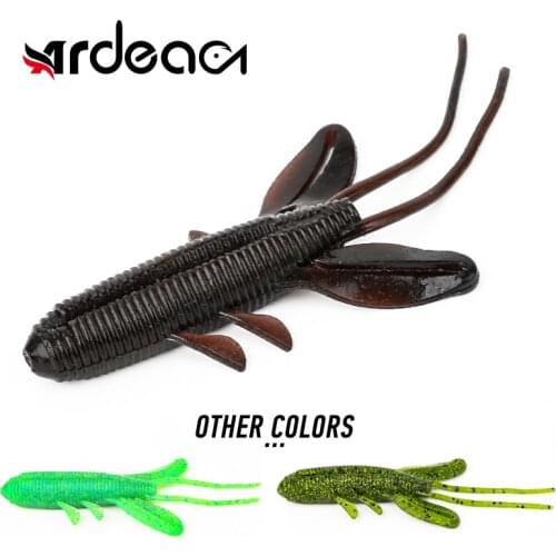 Ardea Shrimp Bait 90/110mm 6.5/12g Soft Worm Artificial Fishing Lure Wobblers Jig Silicone craws Protein Bass Saltwater Tackle