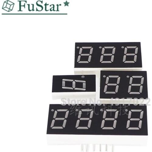5pcs Display 1bit 2bit 3bit 4bit Digital Tube 0.4inch Red LED Display Cube Signs Common Cathode Common Anode 0.4" 7Segment Hot
