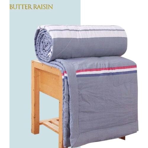 Home Air-conditioning Quilt Blanket Duvet For Winter/Summer Cotton Breathable Bed Cover Quilts Comforter King Queen Twin Size