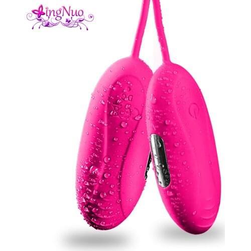 2 in 1 Dual Vibrator for Women Vaginal Ball Massager Anal Clitoris Stimulator Vibrating Egg Female Sex Adults toys for Couples