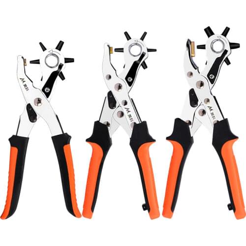 Leathercraft Punching for Leather Hole Punch for Hand Belts Stitching Plier Perforator Watchband Eyelet Piercer Diy Craft Tools