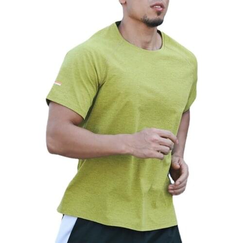 2021Summer New Mens T-shirt Fashion Mens Clothing Short Sleeve Breathable Running Sports Fitness Leisure T-shirt Streetwear