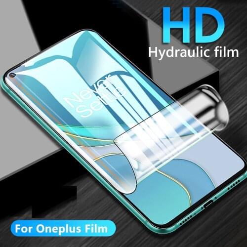 HD Hydrogel Film For Oneplus 8T 7 7T 6T 5T 5 3T 3 1+7 One Plus 6 T 7T Nord N10 N100 Screen Protector Toughened Cover Film