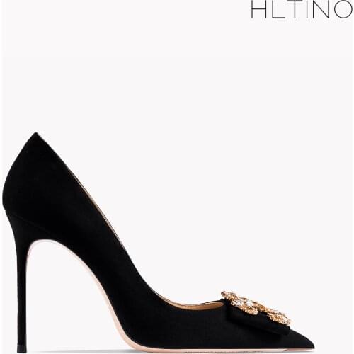 H．L．TINO Suede Pumps