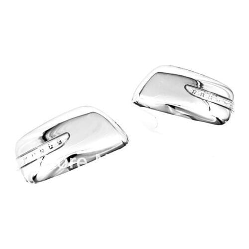 Chrome Mirror Cover w/LED For Toyota Land Cruiser FJ200 2008-2012