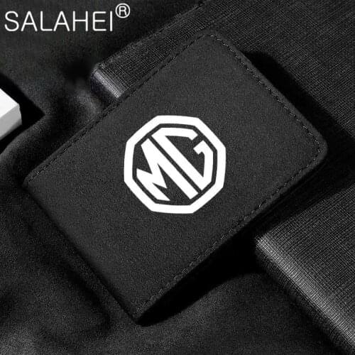Car Drivers License Bag Leather Documents Credit Cover For MORRIS GARAGE MG 550 3 5 6 7 TF ZT ZR 42 ZS HS RX5 GS GT SUV Styling