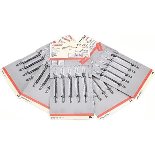 25PCS T119BO Jigsaw Blades Curved Cut For Bosch Dewalt Hitachi Makita New