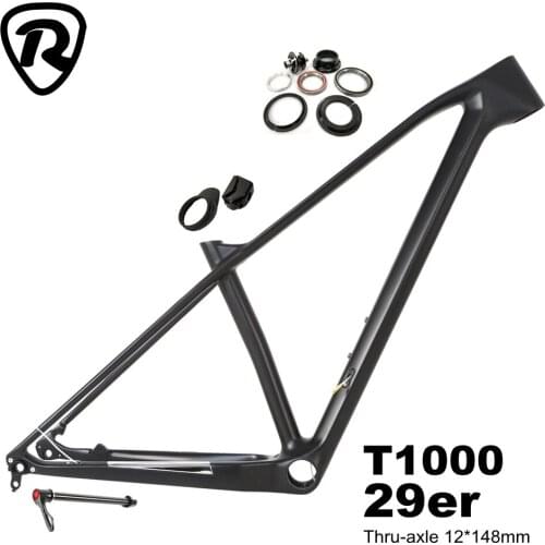 M10 mtb Carbon Frame 29er ultra light T1000 Thru axle 12*148mm 650B 27.5 quadro 29 carbono Mountin Bike Bicycle Frames