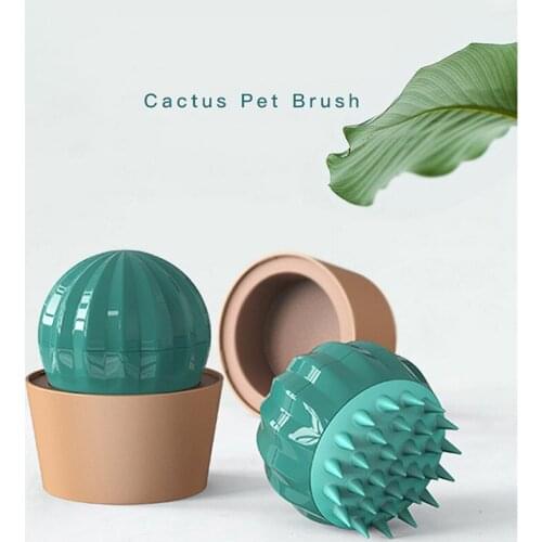 Cactus Pet massage bath Comb Cat Comb Dog Hair Comb Pet Dog Hair Special Comb Cat Hair Cleaner Pet Supplies