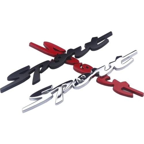 3D Metal Sport Style Racing Badge Sticker Emblem Decal For bmw ford benz audi jeep toyota cruze focus Mitsubishi car styling