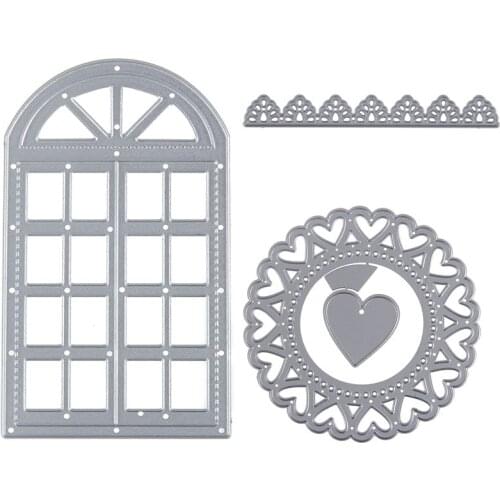 Metal Cutting Dies Square Heart Circle Die For DIY Scrapbooking Embossing Paper Wedding Cards Die Cuts Photo Making Craft
