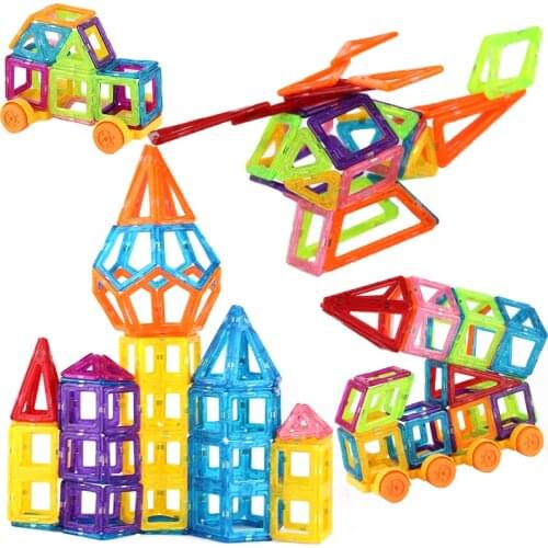 38pcs Mini Magnetic Blocks Magnetic Designer Model Magnetic Blocks Educational Construction 3D Toys For Children