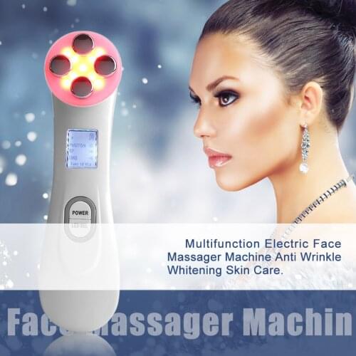 Multifunctional Electric Face Massager Machine Needle Free Cosmetic Anti Wrinkle Firming Whitening Skin Care KLX-9902EMS