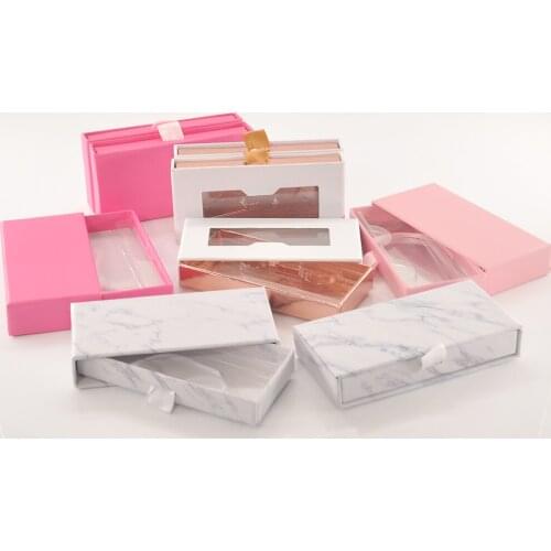 Wholesale False Custom logo eyelash packaging boxes Faux Cils lash box package 25mm Mink lashes Makeup Storage case bulk vendors