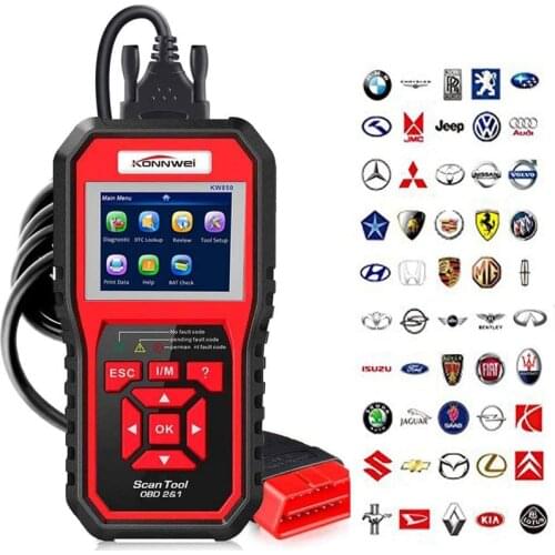Professional OBD2 Diagnostic Scanner KW850 Automotive Scan Tool Code Reader ODB II & EOBD Check Engine Light Tools for All Cars