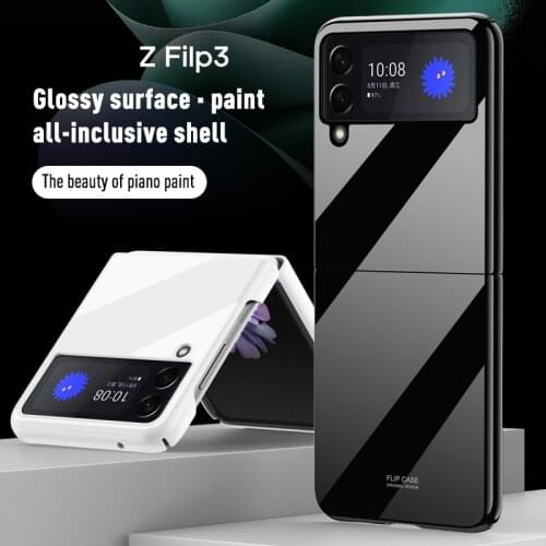 Anti-Knock Protective Case for Samsung Galaxy Flip3 5G Flip 3 Shockproof Phone Bag Cover Funda Coque