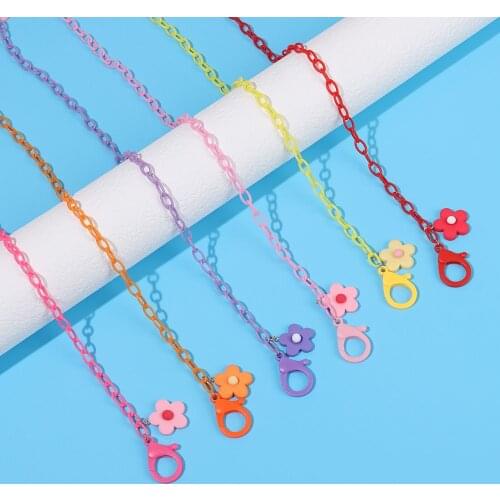 New Fashion Masks Holder Lanyards Acrylic Anti-lost Neck Straps Colorful Glasses Rope Eyeglasses Chain Eyewear Accessories