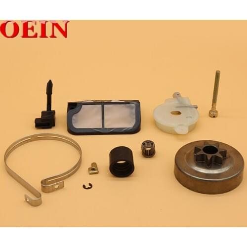 Clutch Drum Oil Pump Chain Tensioner Brake Band Kit Suitable For HUSQVARNA 14214113713713636 41 Garden Chainsaw Gas Chain Saw Sp