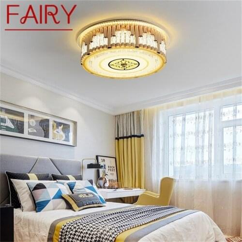 FAIRY Crystal Ceiling Lighting Postmodern Luxury LED Lamp Fixtures Home For Dining Room Decoration