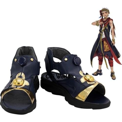 Twisted Wonderland Kalim Al-Asim Games Customize Cosplay Flat Shoes