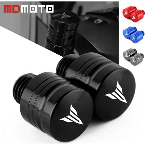 2Pcs M10X1.25 Motorcycle CNC Mirror Hole Plug Screw For Yamaha MT09 FZ09 MT07 FZ07 MT10 MT03 MT01 MT125 MT25 XSR900 XSR700