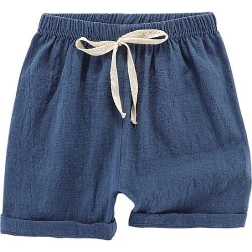 Summer Boys Shorts Candy Color Sports Shorts For Girls Cotton Children Casual Shorts Kids Beach Shorts Solid Color Short-Pants
