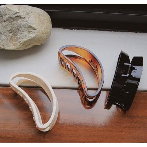 Woman Ins Korean Style Transparents Hair Claw Wash Face Bathing Hair Clamp Crab Hairpins Hair Clips Hair Accessories Barrettes