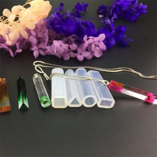 1pcs Liquid Silicone Mold Necklace Pendant Epoxy Resin Molds Silicone Mould For DIY Jewelry Finding Making Tool