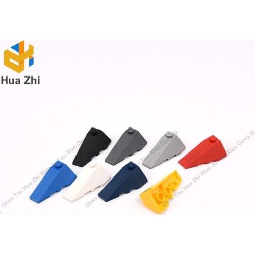 Building Blocks Parts 43710 10PCS Wedge Sloped 4 x 2 Triple Left LEGOING MOCS Education