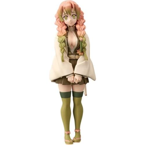 2021 Anime Figurine Model Demon Slayer Kimetsu No Yaiba Kanroji Mitsuri Figures PVC Model Toys Collection Doll Gift