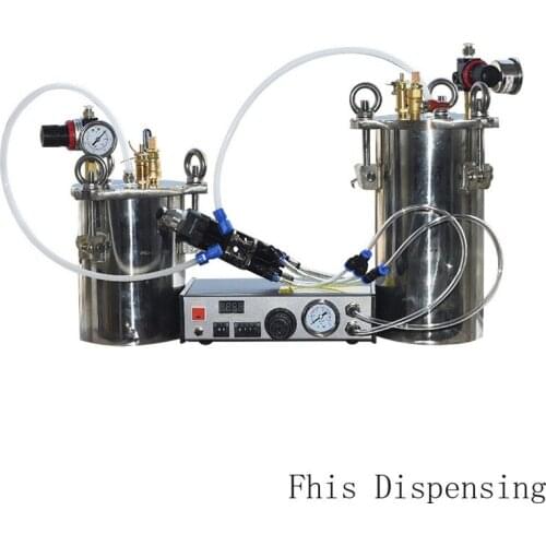 AB Dispensing Valve Fuselage Piston with Micrometer Trim out of the Amount of Two-Component Glue Filling Valve