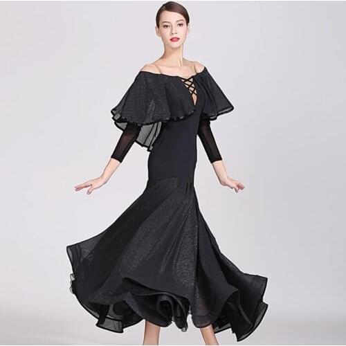Ballroom dress women dance wear ballroom waltz dress rumba costumes ballroom dancing clothes spanish dance dress flamenco dress