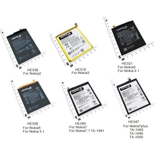 HE338 HE319 HE321 HE336 HE340 HE347 Battery For Nokia2 3 5 7 TA-1020 1028 TA-1053 3.1 7.1 TA-1041 7plus TA-1062 TA-1046 TA-1055