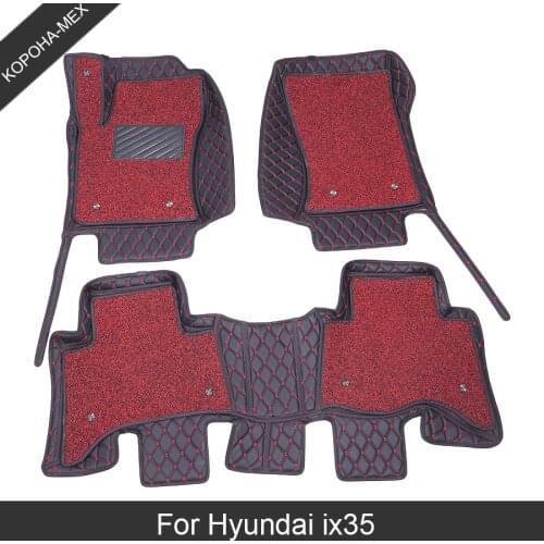 KOPOHA-MEX Floor Mats For Hyundai ix35 Car Mats car accessories car styling auto floor mats Custom Car Floor Mats