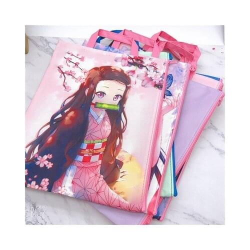 LISM Kimetsu no Yaiba 66122 Anime Shoulder Bags Cartoon Handbag Casual Children Bag School Study Gifts
