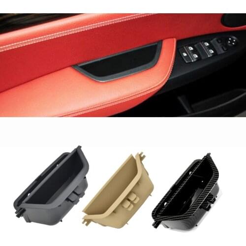 Car Interior Door Handle Inner Drivers Seat Side Panel Handle Pull ABS Trim for BMW X3 X4 F25 F26 2010-2017 Automotive Interior