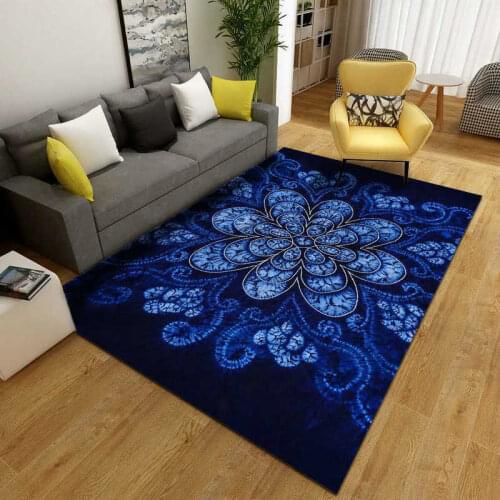 Nordic Colorful 3D Flowers Print Carpet Living Room Gorgeous Floor door Mat non-slip area Rugs Floral Hallway Bedroom home Decor