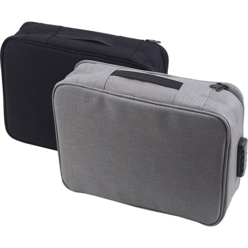 Document Ticket Storage Bag Waterproof Large Capacity Certificates Files Organizer Holder Bag For Home Office Travel